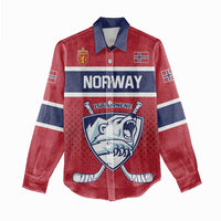 Custom Hockey 2026 Norway Women Casual Shirt The Polar Bears Norge Come On