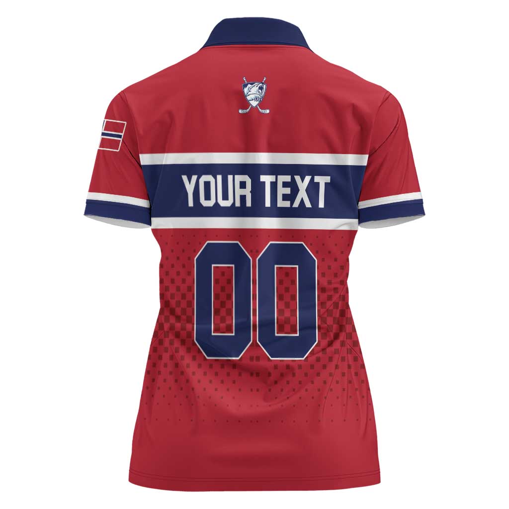 Custom Hockey 2026 Norway Women Polo Shirt The Polar Bears Norge Come On