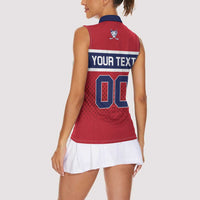 Custom Hockey 2026 Norway Women Sleeveless Polo Shirt The Polar Bears Norge Come On
