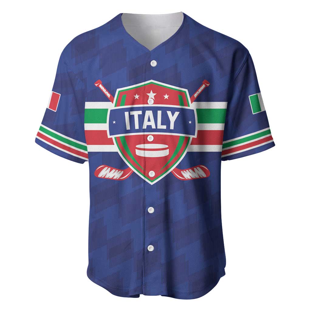 Custom Hockey 2026 Italy Baseball Jersey Gli Azzurri Go Champions