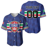 Custom Hockey 2026 Italy Baseball Jersey Gli Azzurri Go Champions