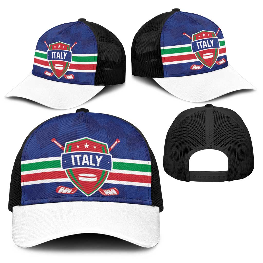 Hockey 2026 Italy Baseball Net Cap Gli Azzurri Go Champions