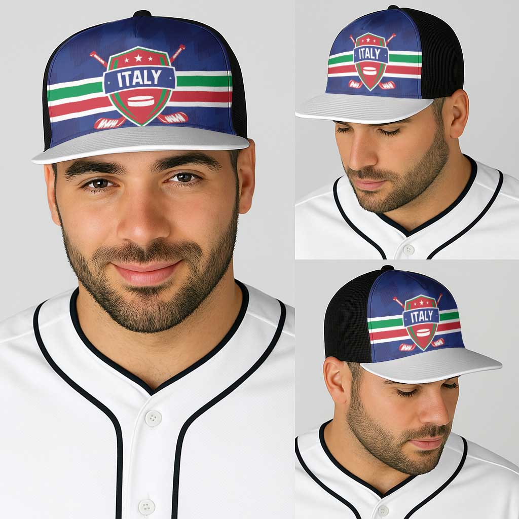 Hockey 2026 Italy Baseball Net Cap Gli Azzurri Go Champions