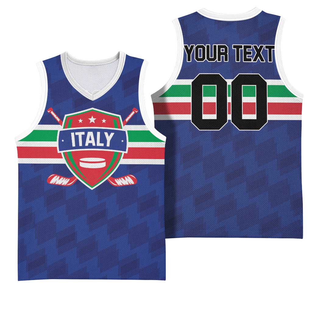 Custom Hockey 2026 Italy Basketball Jersey Gli Azzurri Go Champions