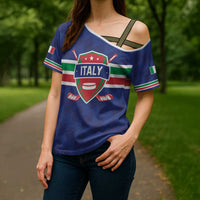 Custom Hockey 2026 Italy Cross Shoulder Shirt Gli Azzurri Go Champions