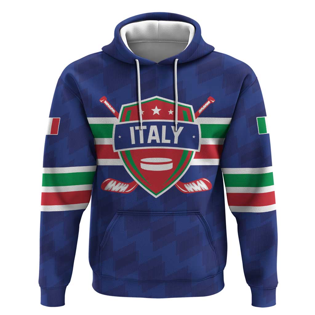Custom Hockey 2026 Italy Hoodie Gli Azzurri Go Champions