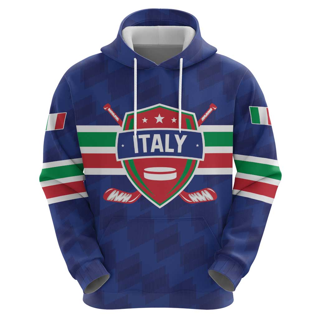 Custom Hockey 2026 Italy Hoodie Gli Azzurri Go Champions