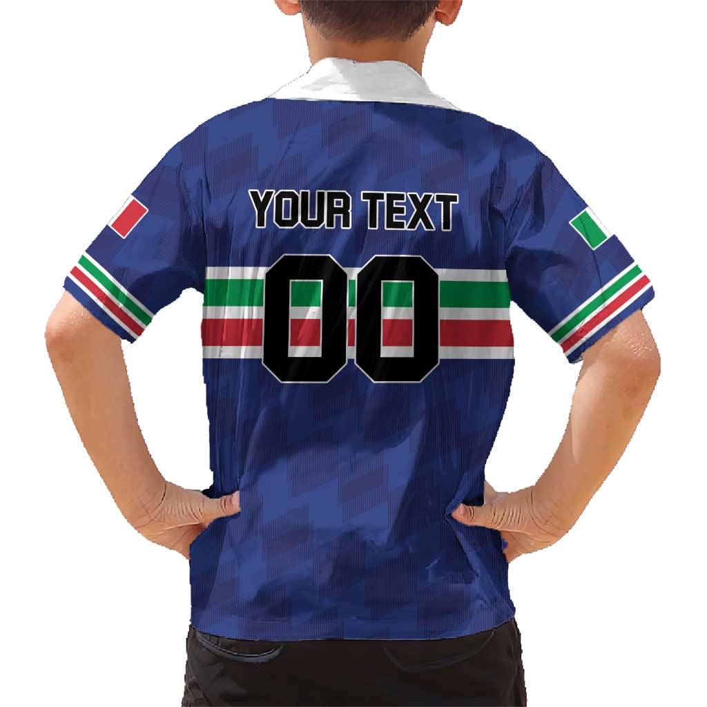 Custom Hockey 2026 Italy Kid Hawaiian Shirt Gli Azzurri Go Champions