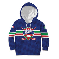 Custom Hockey 2026 Italy Kid Hoodie Gli Azzurri Go Champions
