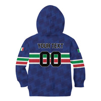 Custom Hockey 2026 Italy Kid Hoodie Gli Azzurri Go Champions