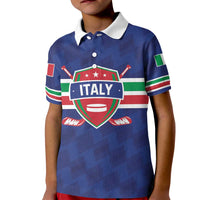 Custom Hockey 2026 Italy Kid Polo Shirt Gli Azzurri Go Champions