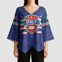 Custom Hockey 2026 Italy Kimono Sleeve Blouse Gli Azzurri Go Champions