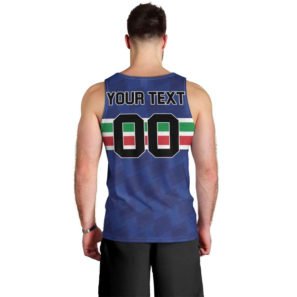 Custom Hockey 2026 Italy Men Tank Top Gli Azzurri Go Champions
