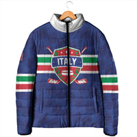 Custom Hockey 2026 Italy Padded Jacket Gli Azzurri Go Champions