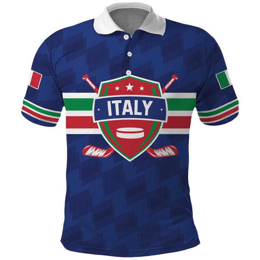 Custom Hockey 2026 Italy Polo Shirt Gli Azzurri Go Champions