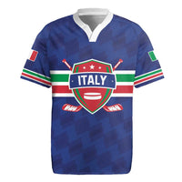 Custom Hockey 2026 Italy Rugby Jersey Gli Azzurri Go Champions