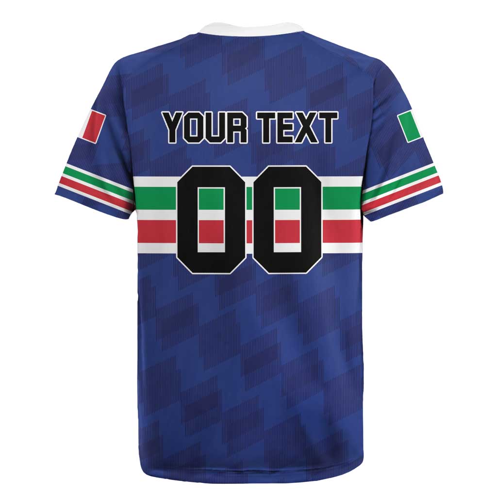Custom Hockey 2026 Italy Rugby Jersey Gli Azzurri Go Champions