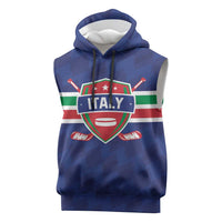 Custom Hockey 2026 Italy Sleeveless Hoodie Gli Azzurri Go Champions