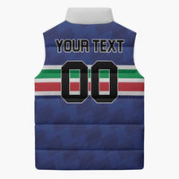 Custom Hockey 2026 Italy Sleeveless Puffer Jacket Gli Azzurri Go Champions