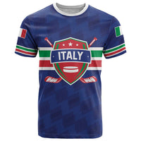 Custom Hockey 2026 Italy T Shirt Gli Azzurri Go Champions