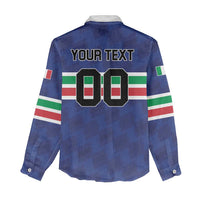 Custom Hockey 2026 Italy Women Casual Shirt Gli Azzurri Go Champions