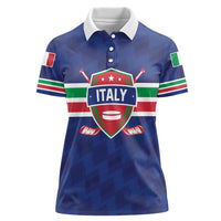 Custom Hockey 2026 Italy Women Polo Shirt Gli Azzurri Go Champions