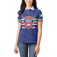 Custom Hockey 2026 Italy Women Polo Shirt Gli Azzurri Go Champions