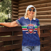 Custom Hockey 2026 Italy Women Polo Shirt Gli Azzurri Go Champions