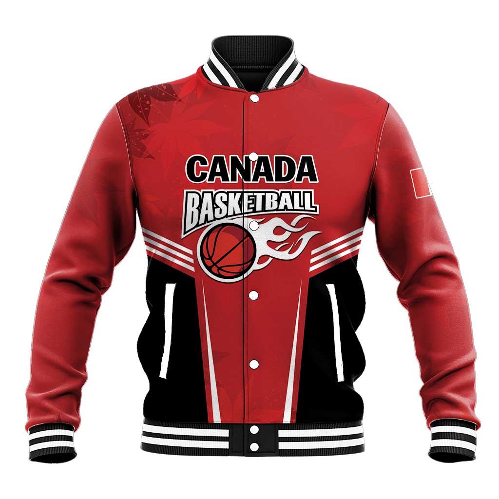 Custom Canada Basketball Baseball Jacket Dream Because I Can