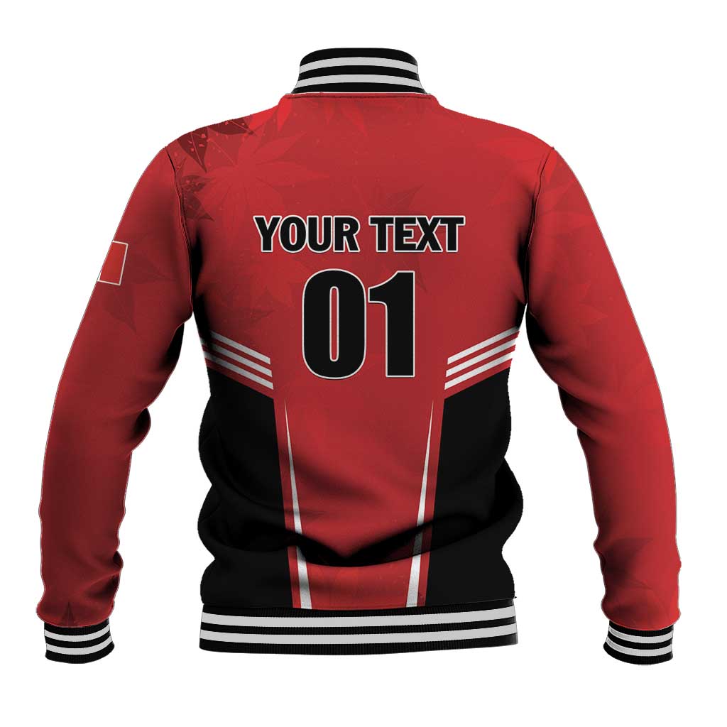 Custom Canada Basketball Baseball Jacket Dream Because I Can