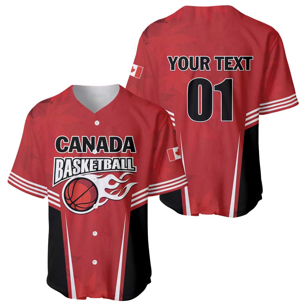 Custom Canada Basketball Baseball Jersey Dream Because I Can