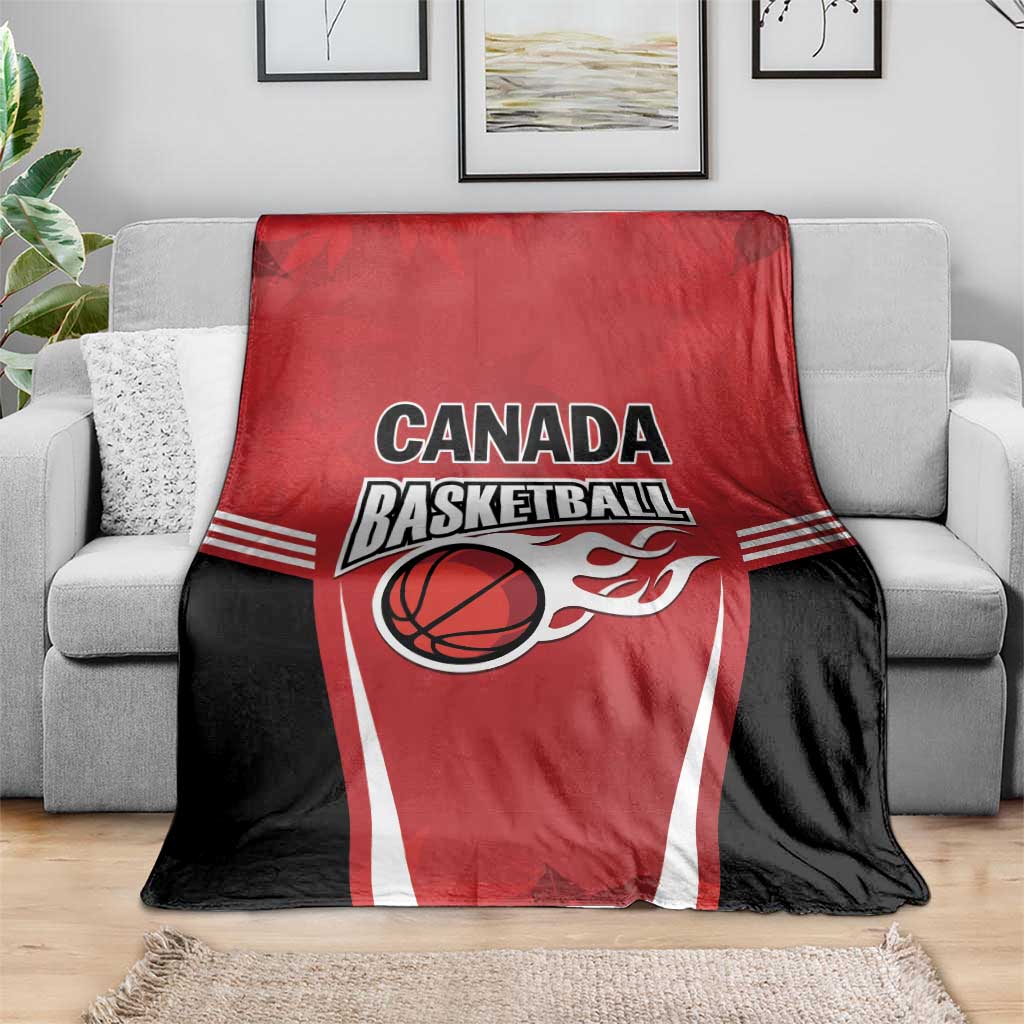 Canada Basketball Blanket Dream Because I Can