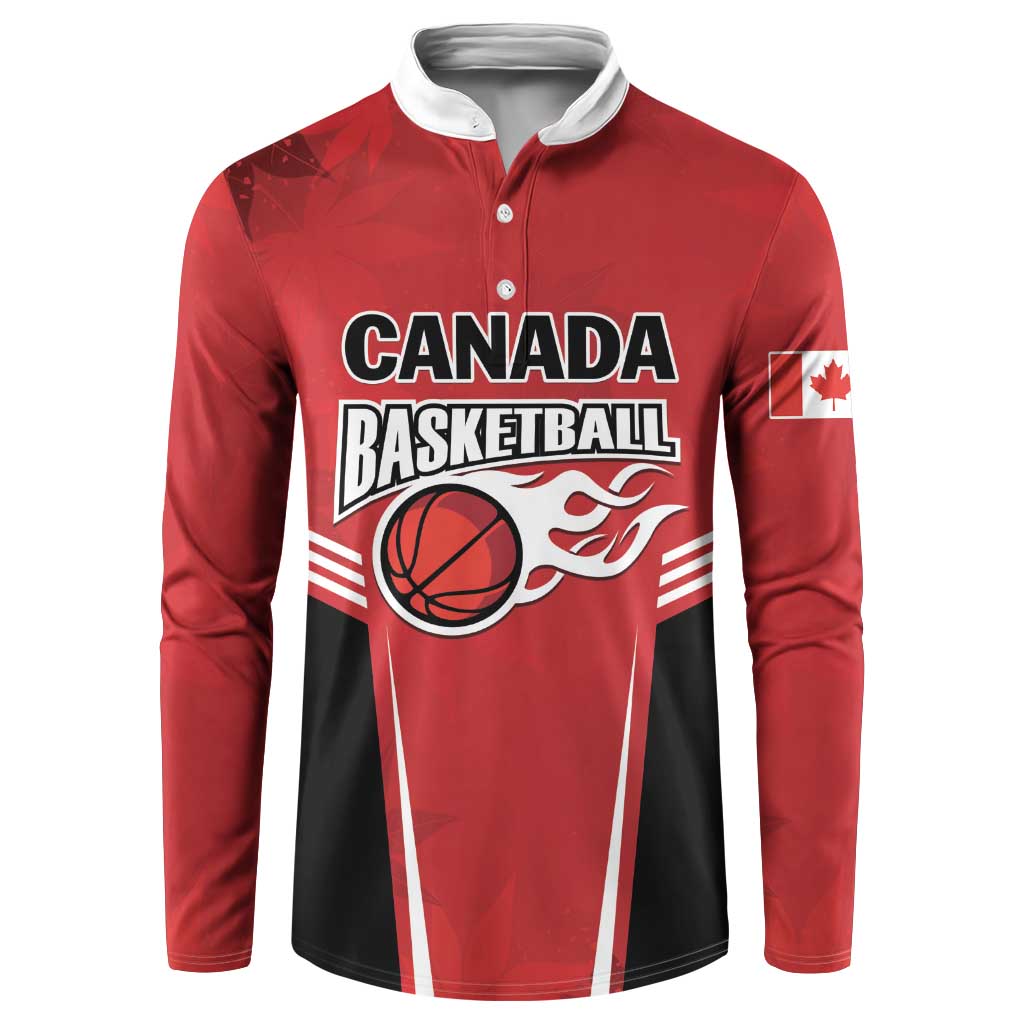 Custom Canada Basketball Button Sweatshirt Dream Because I Can