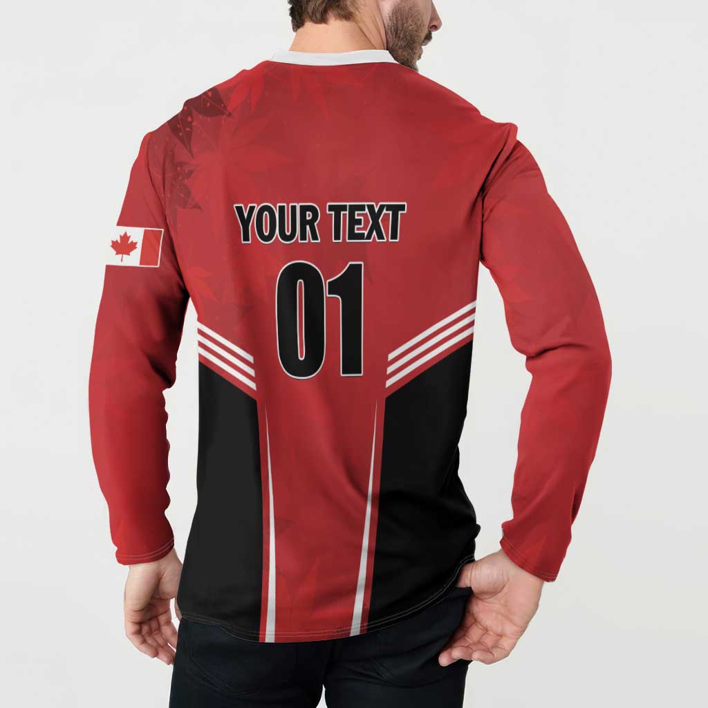 Custom Canada Basketball Button Sweatshirt Dream Because I Can