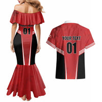 Custom Canada Basketball Couples Matching Mermaid Dress and Hawaiian Shirt Dream Because I Can