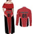 Custom Canada Basketball Couples Matching Off Shoulder Maxi Dress and Long Sleeve Button Shirt Dream Because I Can