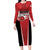 Custom Canada Basketball Family Matching Long Sleeve Bodycon Dress and Hawaiian Shirt Dream Because I Can