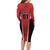 Custom Canada Basketball Family Matching Long Sleeve Bodycon Dress and Hawaiian Shirt Dream Because I Can