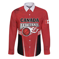 Custom Canada Basketball Family Matching Short Sleeve Bodycon Dress and Hawaiian Shirt Dream Because I Can