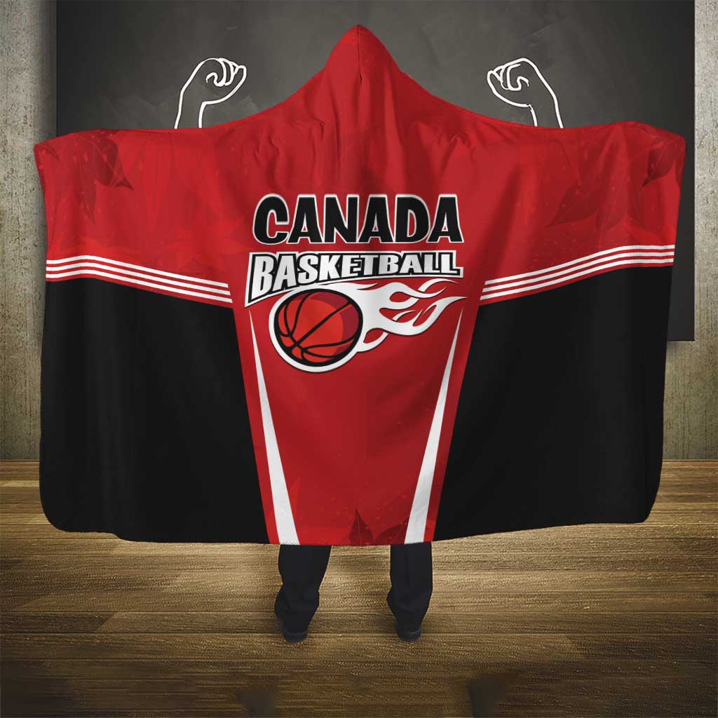 Canada Basketball Hooded Blanket Dream Because I Can