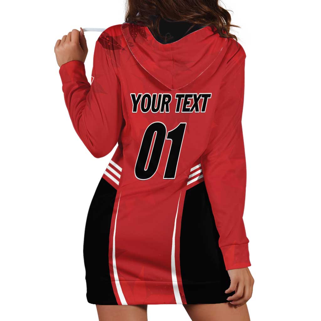 Custom Canada Basketball Hoodie Dress Dream Because I Can