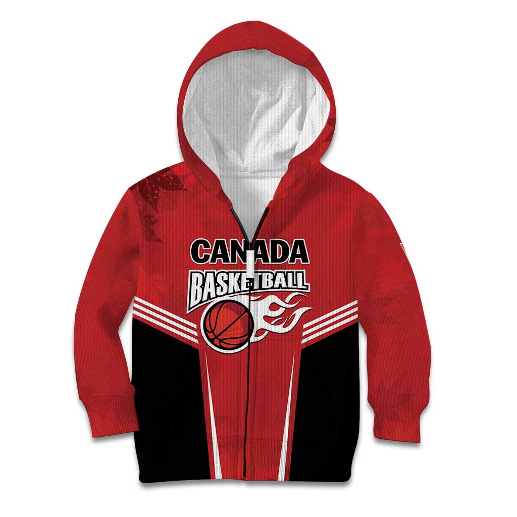 Custom Canada Basketball Kid Hoodie Dream Because I Can