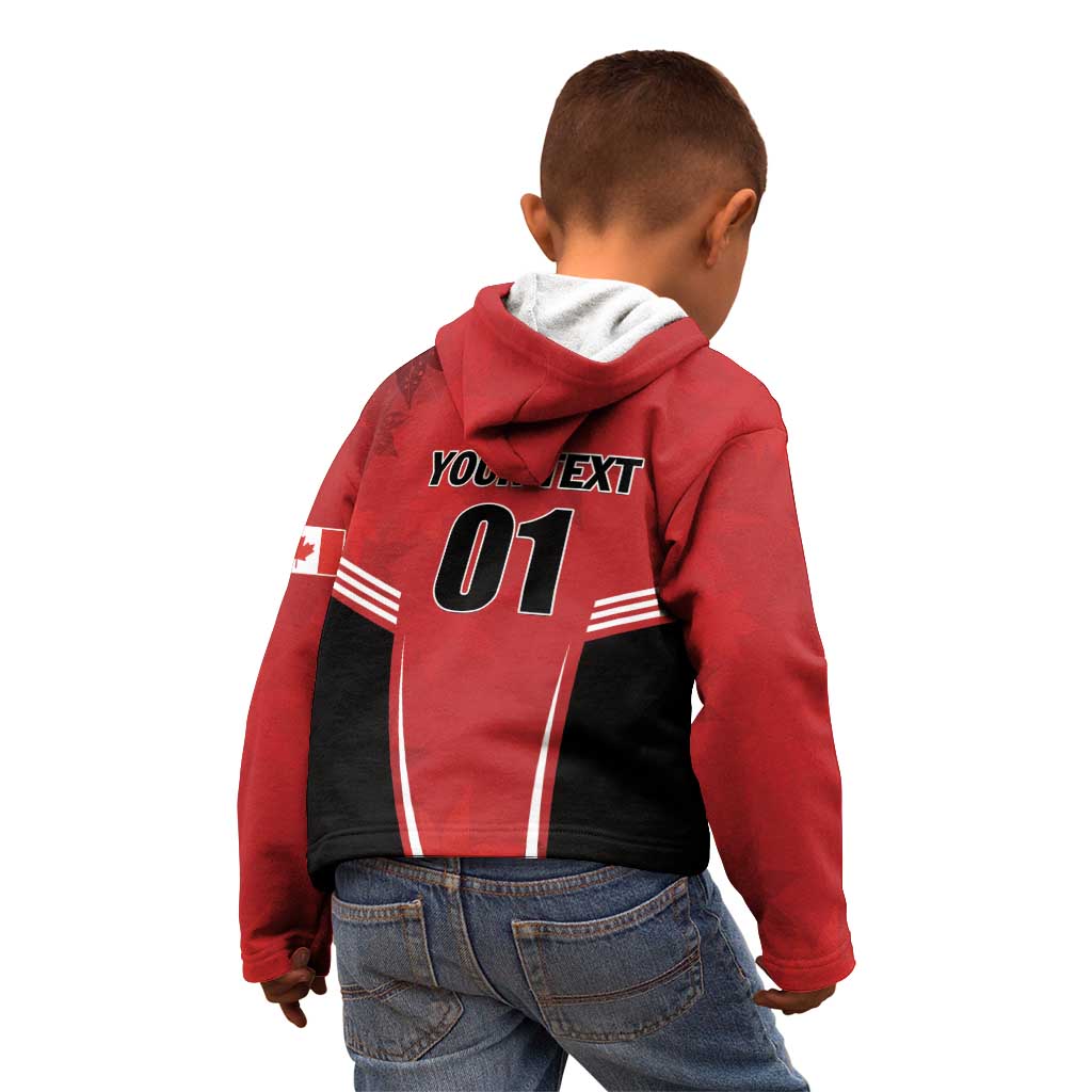 Custom Canada Basketball Kid Hoodie Dream Because I Can
