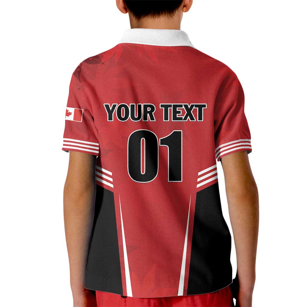 Custom Canada Basketball Kid Polo Shirt Dream Because I Can