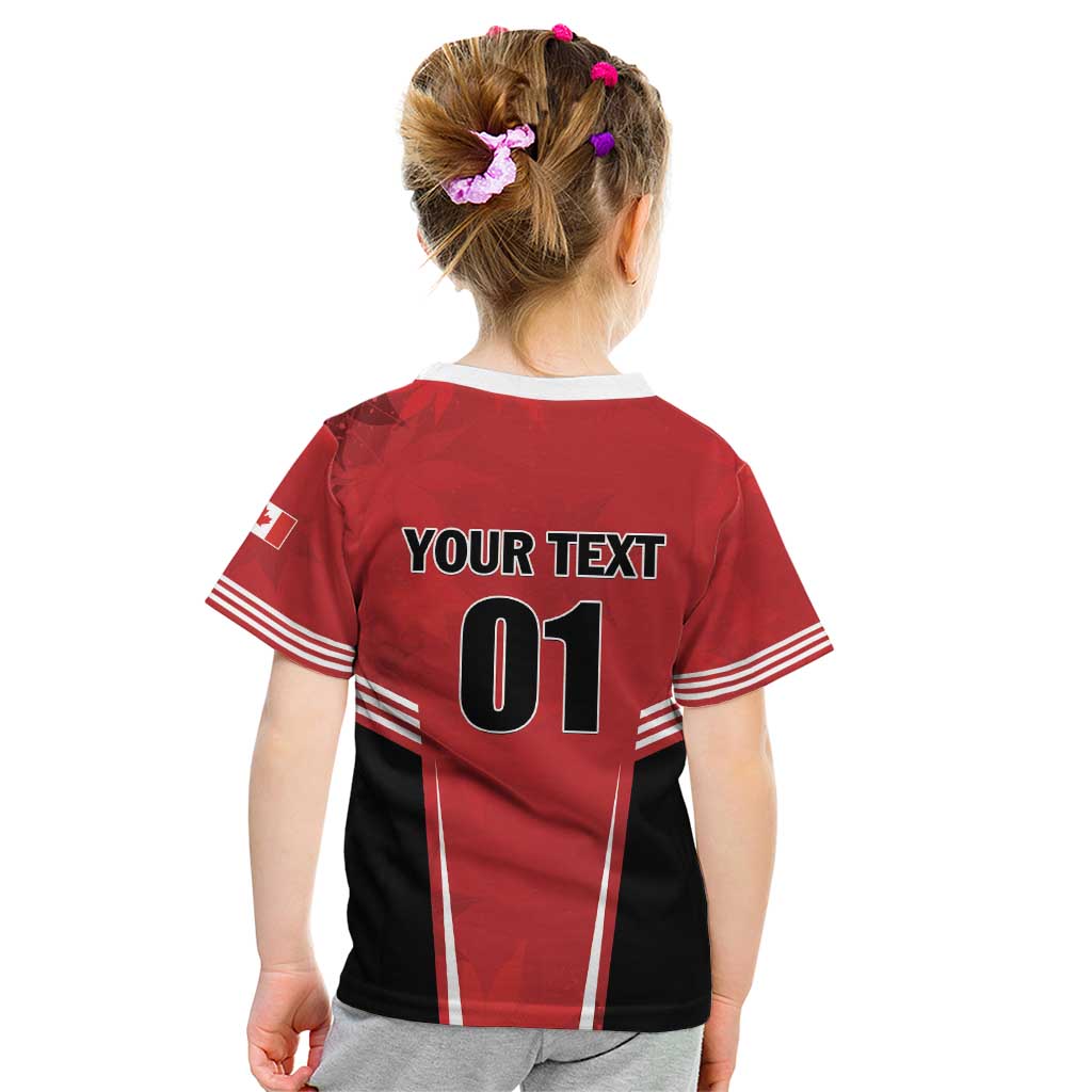 Custom Canada Basketball Kid T Shirt Dream Because I Can