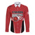 Custom Canada Basketball Long Sleeve Button Shirt Dream Because I Can
