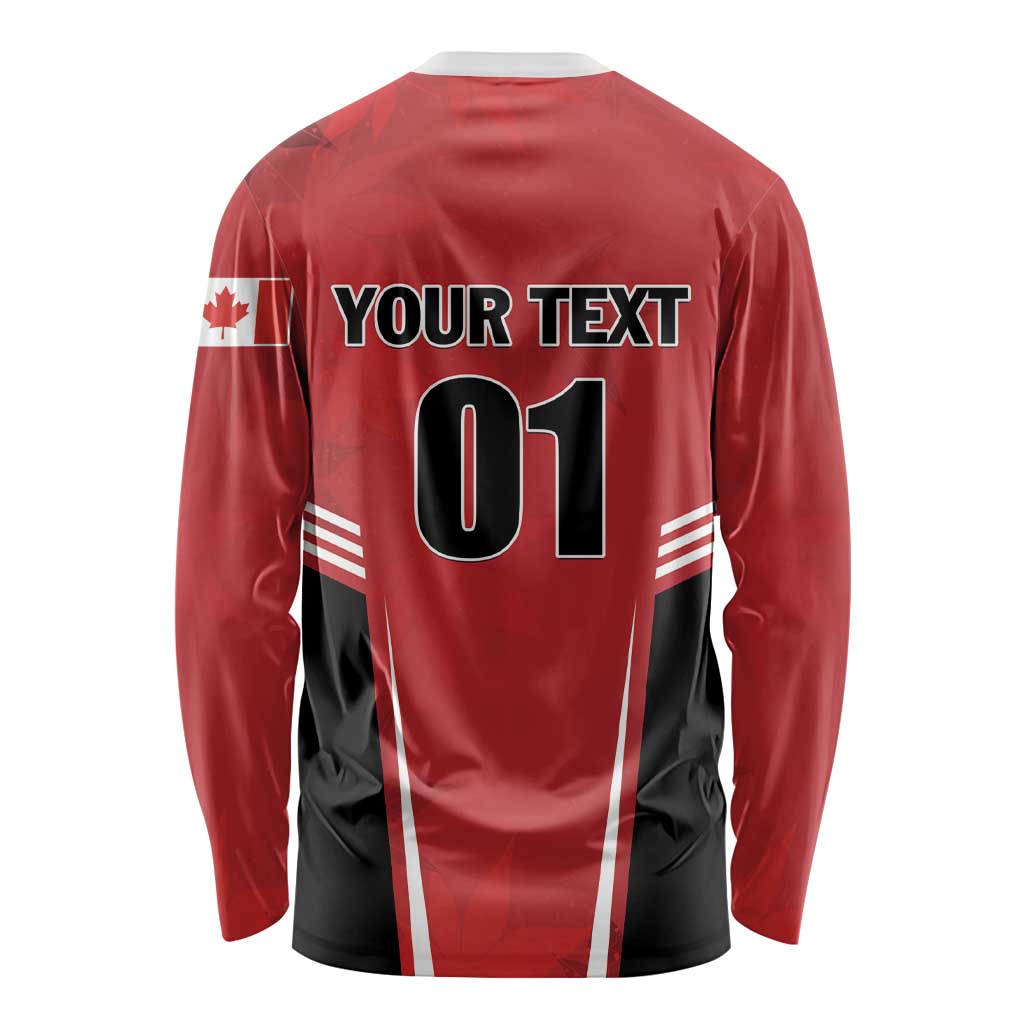 Custom Canada Basketball Long Sleeve Shirt Dream Because I Can