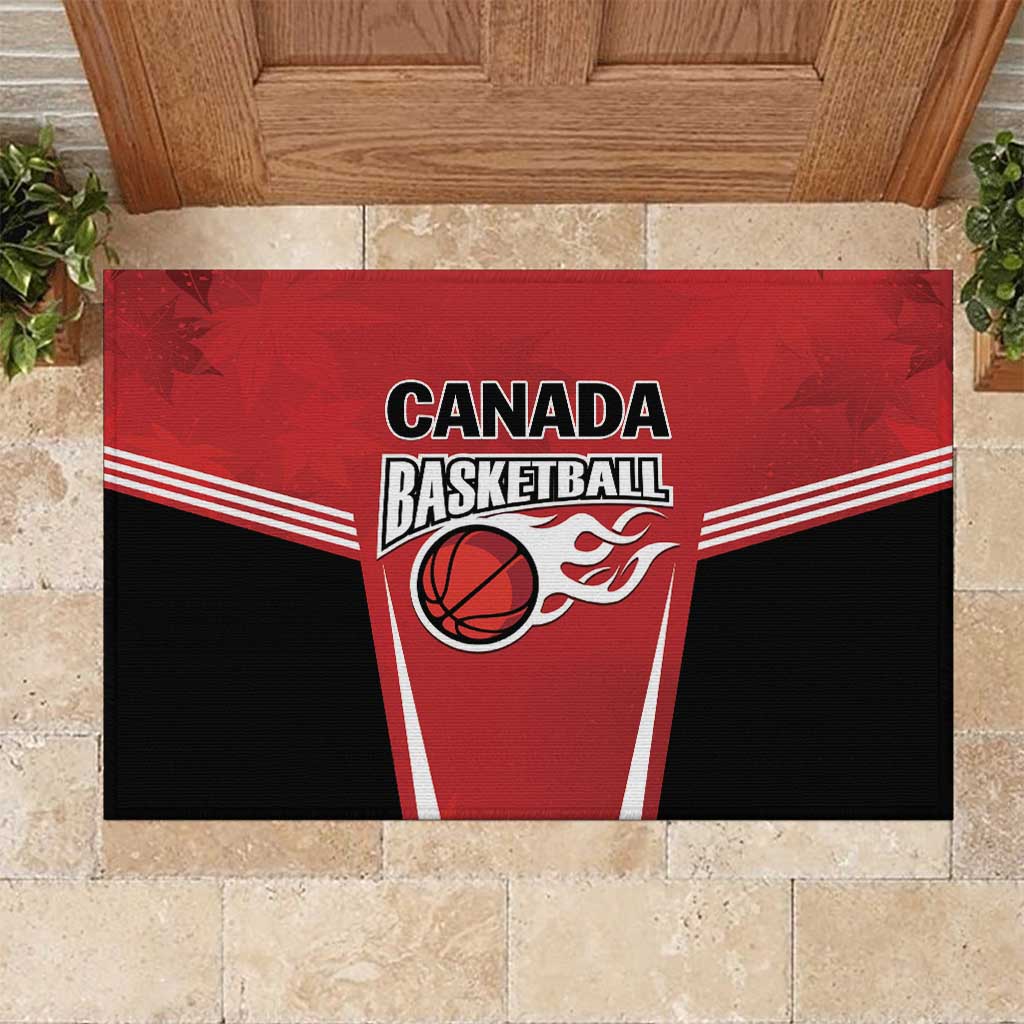 Canada Basketball Rubber Doormat Dream Because I Can