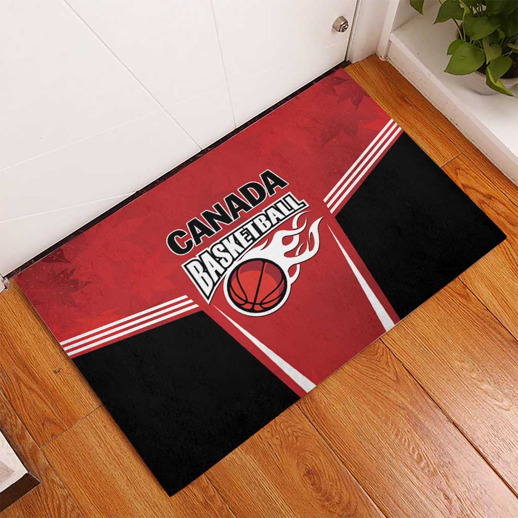 Canada Basketball Rubber Doormat Dream Because I Can