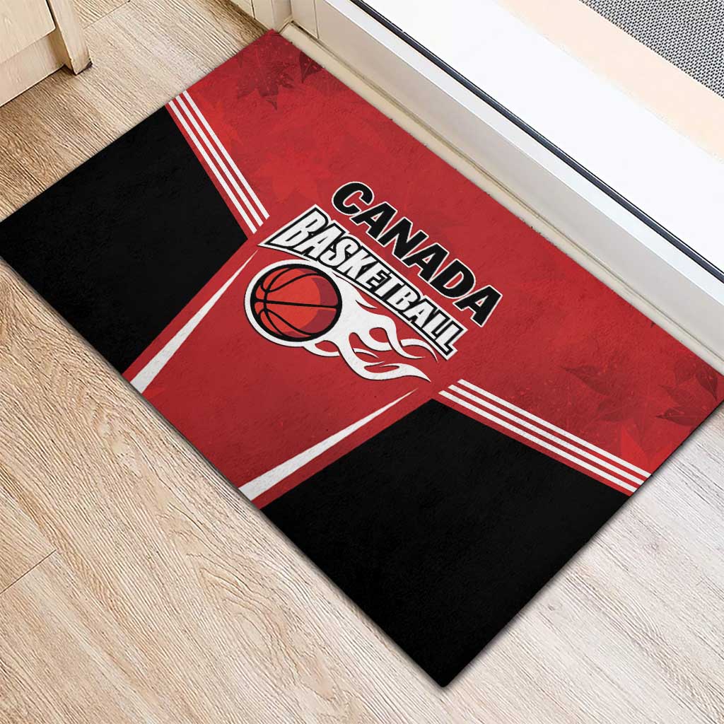 Canada Basketball Rubber Doormat Dream Because I Can